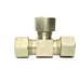 MS Equal Tee Union Couplings Hydraulic Ferrule Fitting